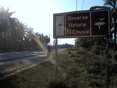Reserva Chuval Sign