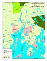 Route 15 Town Population Change